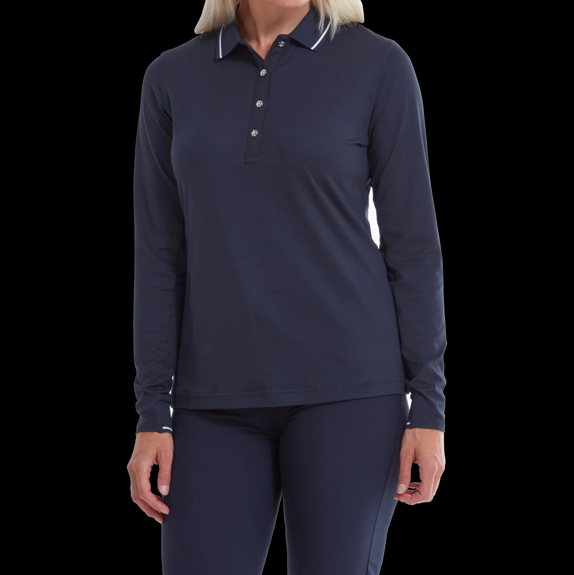 Damen Thermo-Langarm-Polo