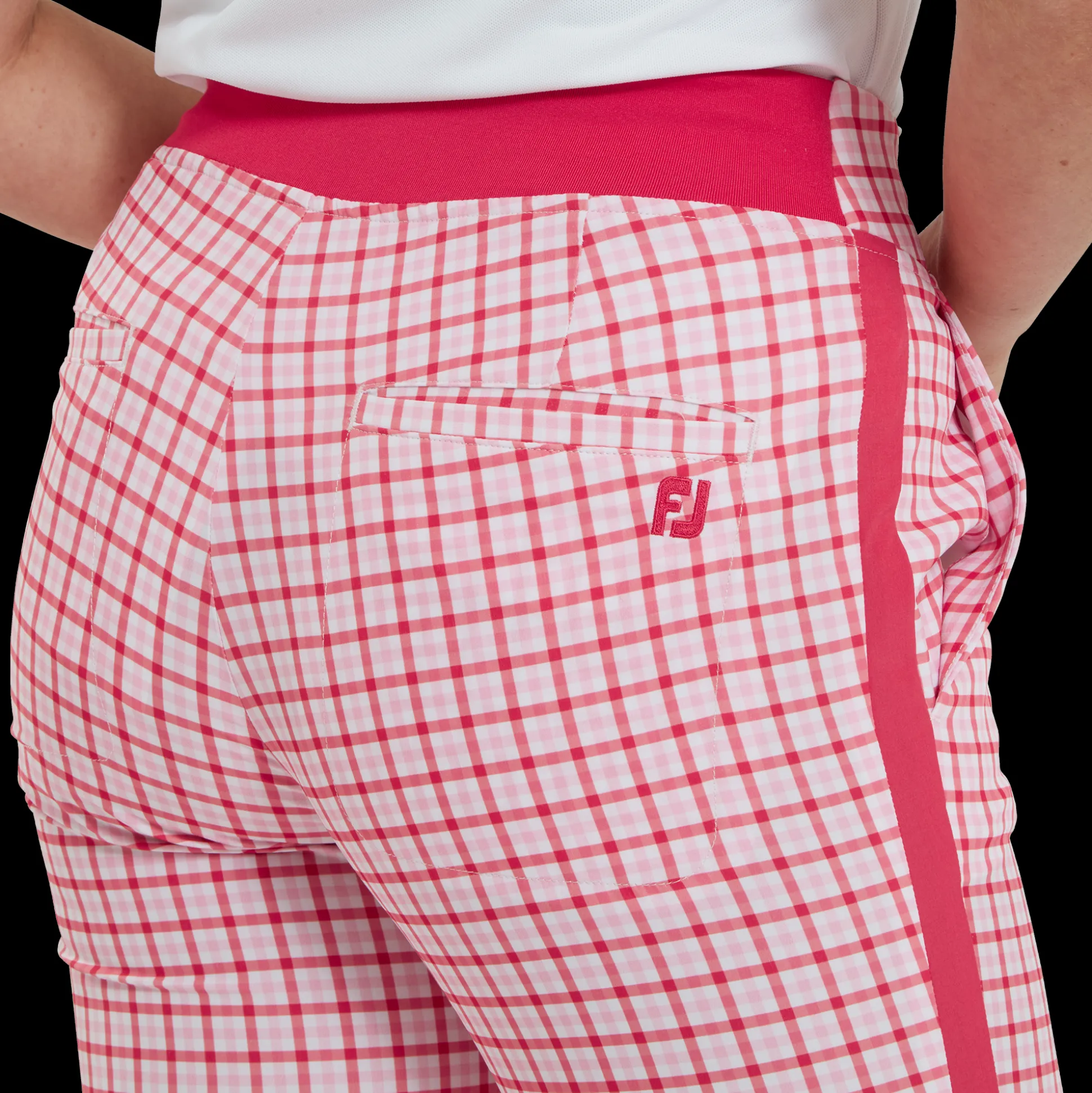Gingham 7/8 Stretchhose