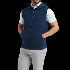 Hoodie Weste Mit Reißverschluss