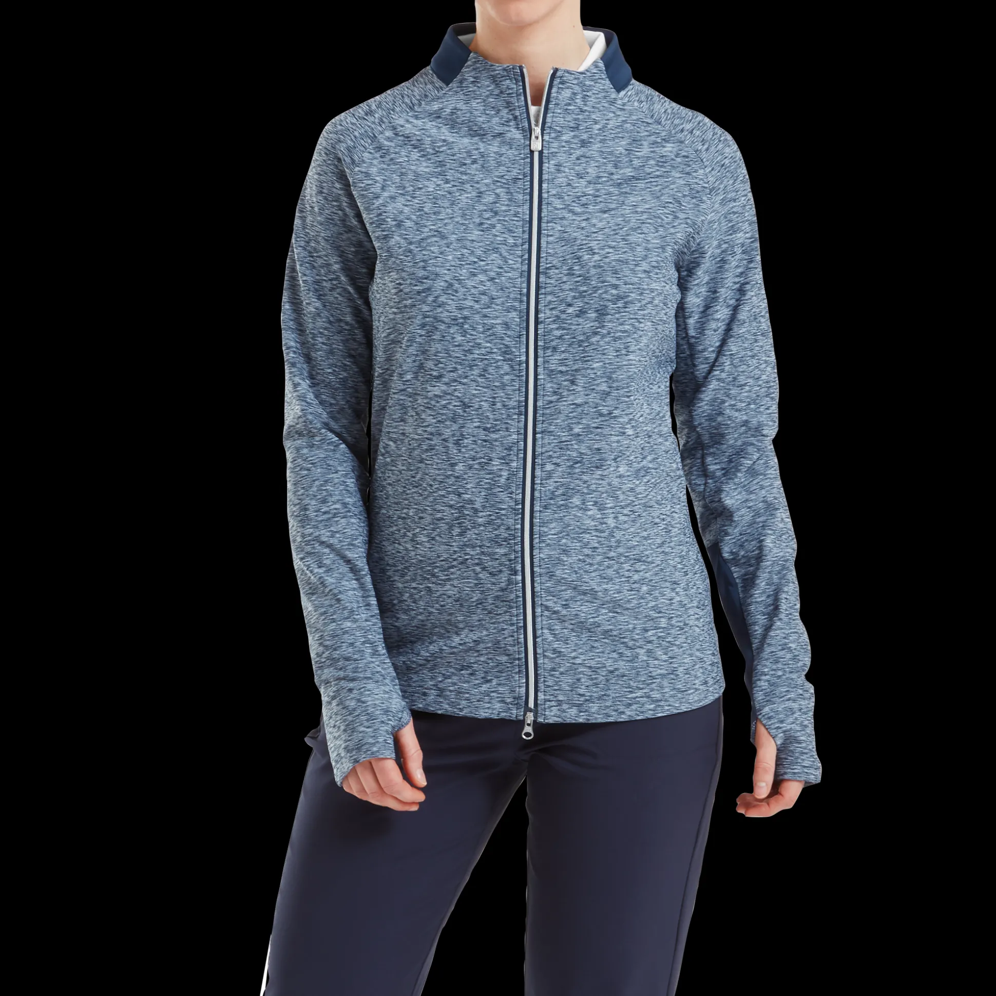 Space Dye Thermal Reißverschluss Midlayer