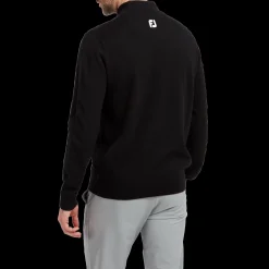 Wollmischpullover Mit 1/2 Reißverschluss