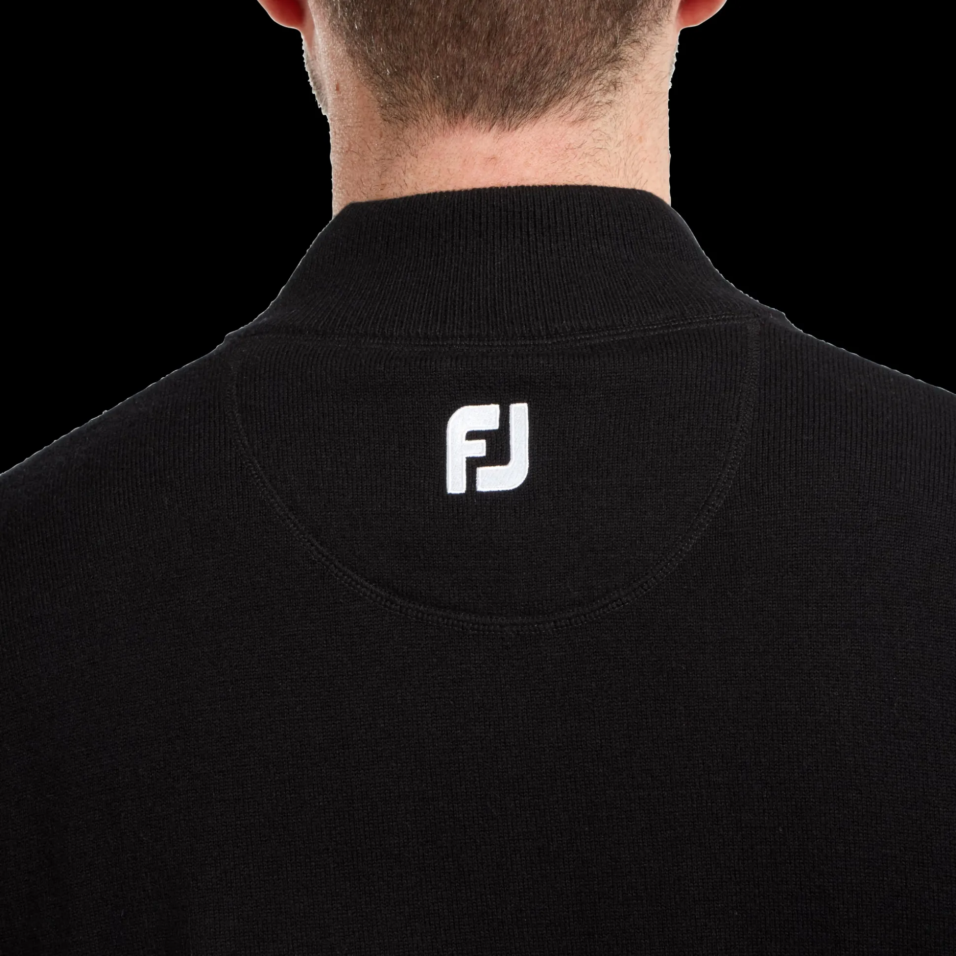 Wollmischpullover Mit 1/2 Reißverschluss