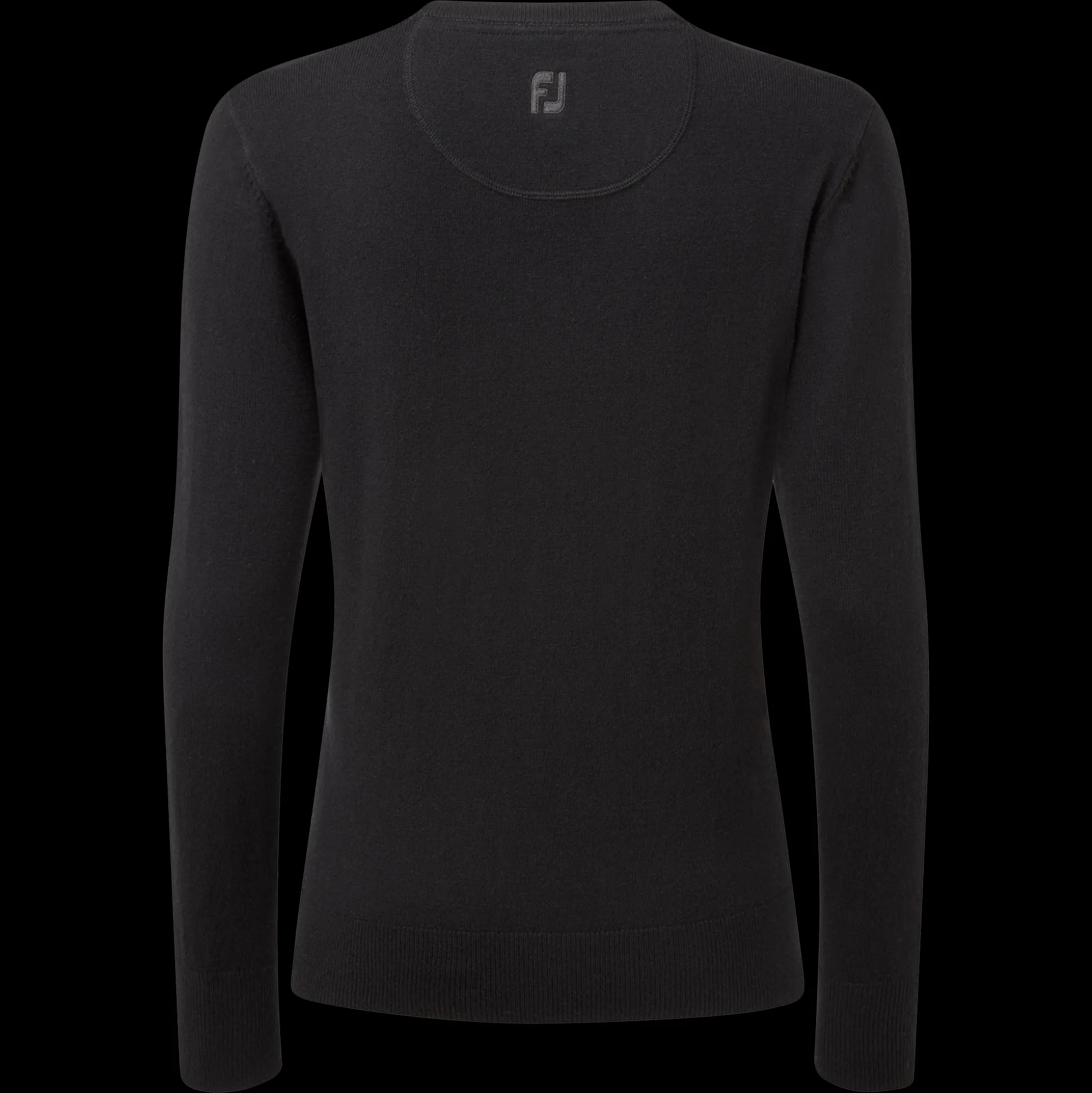Wollmischpullover Mit V-Ausschnitt
