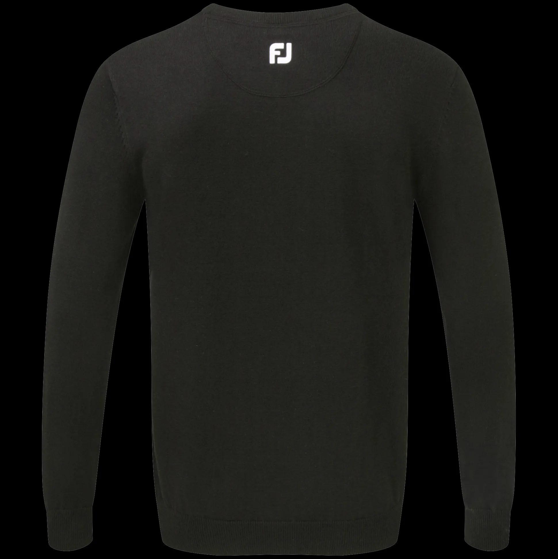 Wollmischpullover Mit V-Kragen