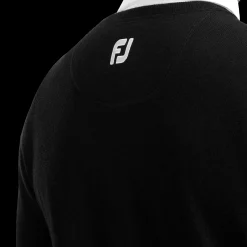 Wollmischpullover Mit V-Kragen